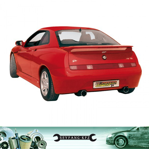 Ragazzon Edelstahl Endschalldämpfer 102mm Alfa Romeo GTV Turbo