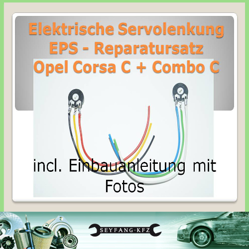 Opel Corsa C Servolenkung EPS Reparatursatz Lenkung Servo Sensor Reparatur