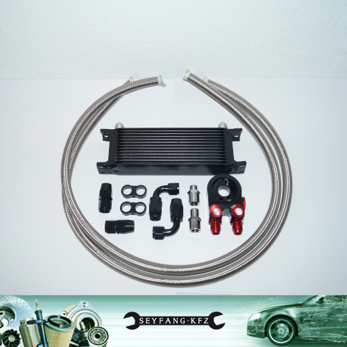 Ölkühler Kit Komplettset 13 Reihen + Thermostat VW Golf Corrado Passat Polo G60