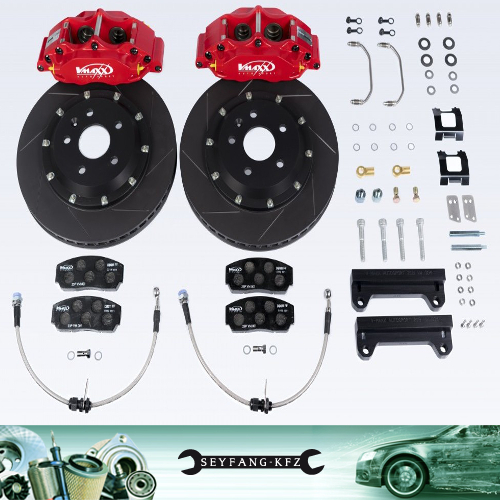 V-MAXX Big Brake Kit VW Golf 3 + Cabrio + Variant - 1HXO - 5-Loch - inkl. Stahlflex + Beläge