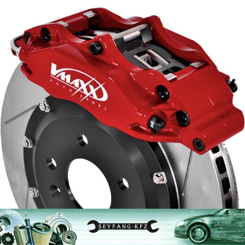 V-MAXX Big Brake Kit VW Caddy 3 + 4 - 2K inkl. Stahlflex + Beläge