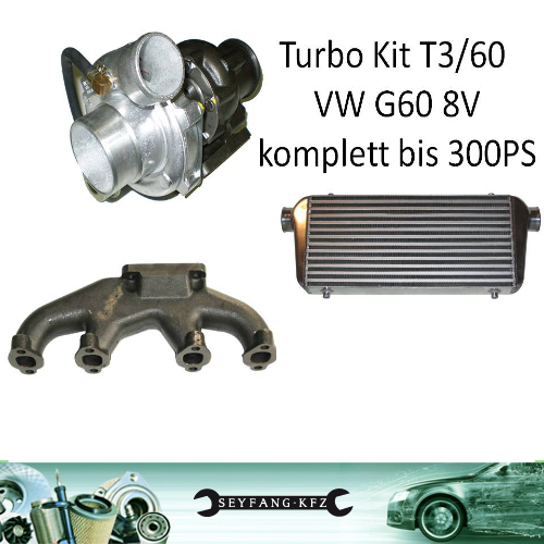 Turbokit Umbau G-Lader VW G60 8V 1,8l 2,0l Golf 2 3 Passat Corrado
