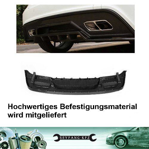 Heckdiffusor aus Carbon für Mercedes Benz A-Klasse W176 + A45 AMG
