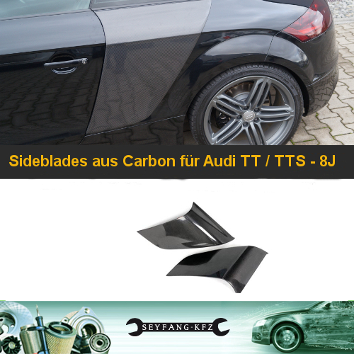 Sideblades Side Blades aus Carbon für alle Audi TT TTS 8J