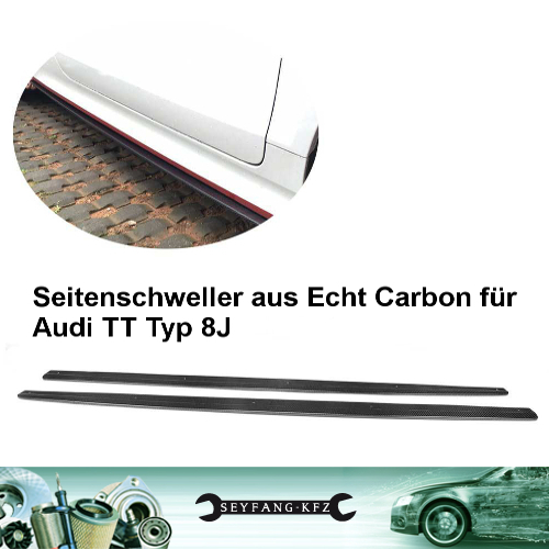 Seitenschweller aus Carbon für alle Audi TT TTS 8J