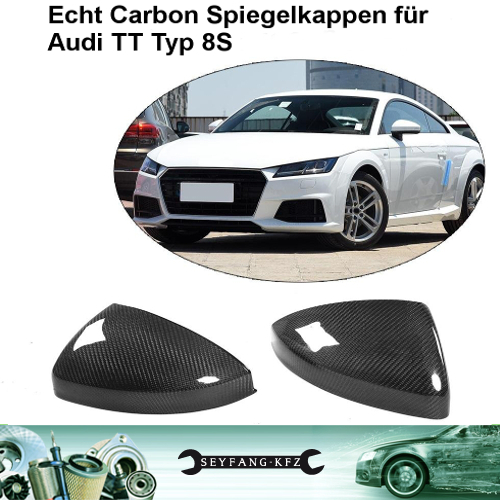 Spiegelkappen Spiegel aus Carbon für alle Audi TT TTS TTRS 8S