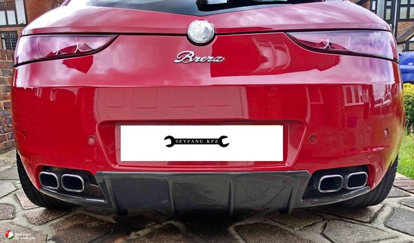 Diffusor aus Carbon für Alfa Romeo Brera