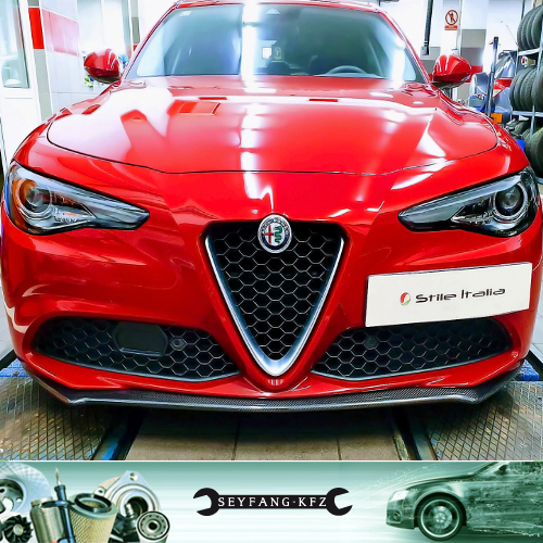 Frontlippe aus Carbon für Alfa Romeo Giulia