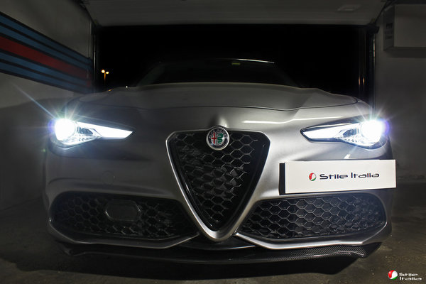 Frontlippe aus Carbon für Alfa Romeo Giulia Veloce