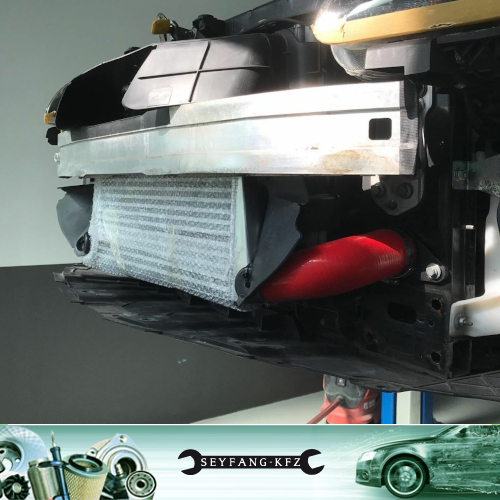 Upgrade LLK Aluminium Ladeluftkühler Alfa Romeo Giulietta QV - Schläuche schwarz