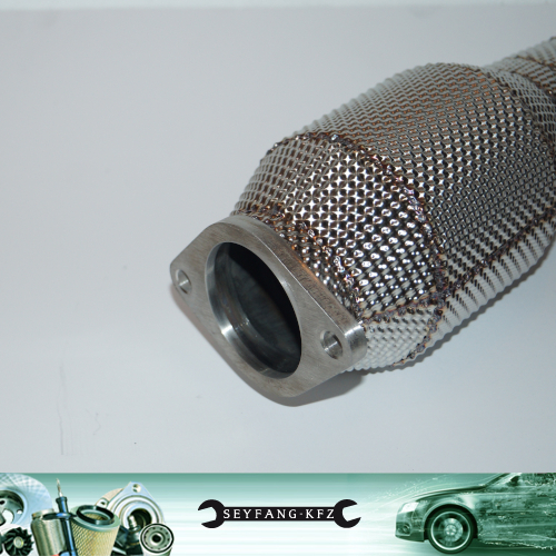 76mm Edelstahl Downpipe + 200 Zellen Metallkat Alfa Romeo MiTo 1.4TB 16V + Hitzeschutz